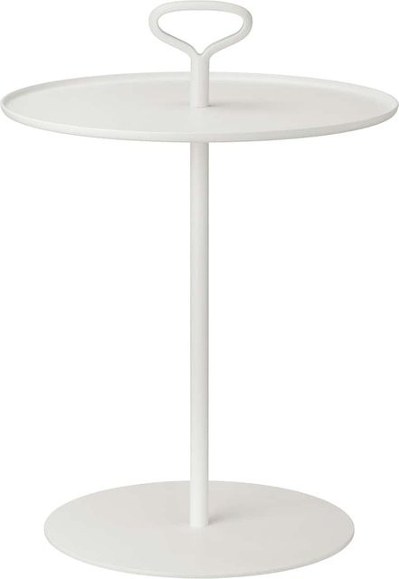 Blomus Beistelltisch PORTER Outdoor aus pulverbeschichtetem Aluminium in Silk Gray, H: 58,0 cm, B: 42,0 cm, T: 42,0 cm - Bild 1