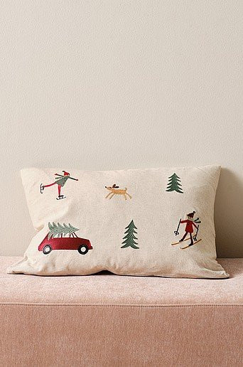 Jotex Kissenhülle Galway in Beige mit grafischem Design, B/H: 60 x 40 cm - Bild 1