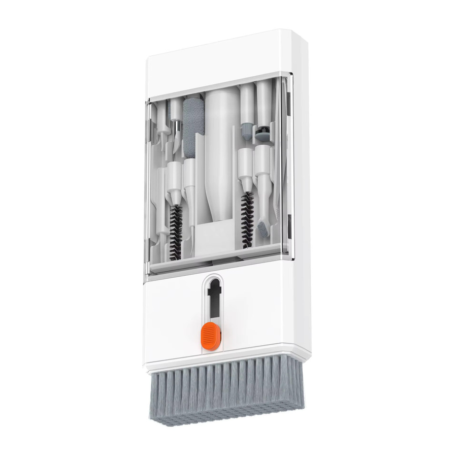 Multifunktionales 22-in-1 Reinigungsset in Weiß und Transparent zur Reinigung von Mobiltelefonen, Bluetooth-Headsets, Bildschirmen, Kameras und Tastaturen - Bild 3