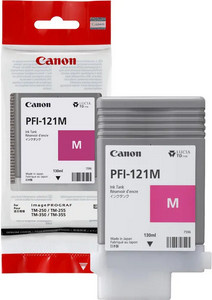 Canon PFI-121 M Tintenbehälter Magenta 130 ml für imagePROGRAF TM-255 und TM-355 - Bild 1