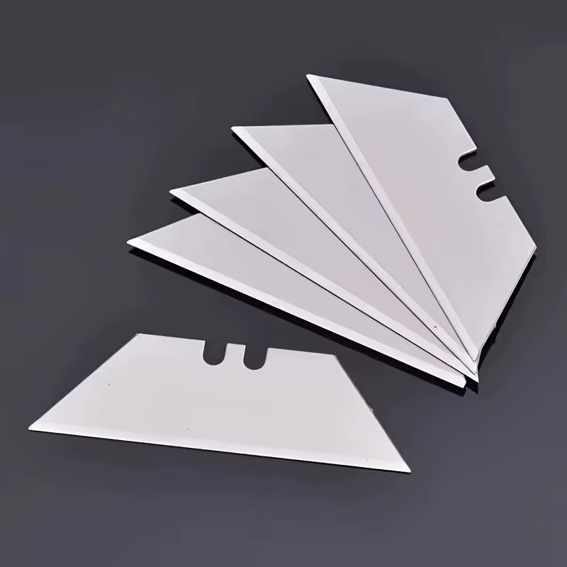 10-teiliges Trapezschneidmesser Set aus Metall in Silber mit austauschbaren Allzweckklingen für DIY-Anwendungen - Bild 4