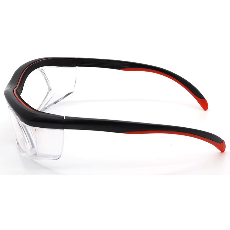 CLLOIO Industrielle Schutzbrille Full Vision in Schwarz, kratzfest, spritzwassergeschützt, staubdicht und stoßfest - Bild 2