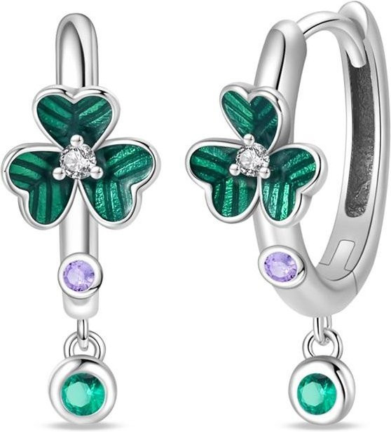 Ohrringe 925 Silber, Zirkonia, Damen - Bild 1