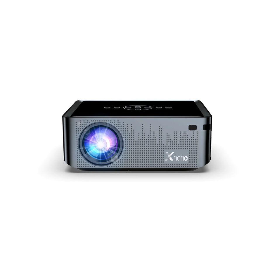Xnano Smart Heimkino Projektor mit Android 9, 8K Unterstützung, 1080P Auflösung, Dual Wifi, Bluetooth 5.0 und Dolby Audio in Schwarz und Grau - Bild 5