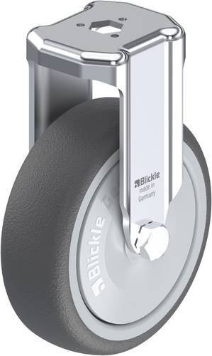 Blickle Bockrolle BKRA-PATH 101KF in Grau und Silber mit Kunststoffrad, Durchmesser: 100 mm, Tragfähigkeit: 120 kg - Bild 1