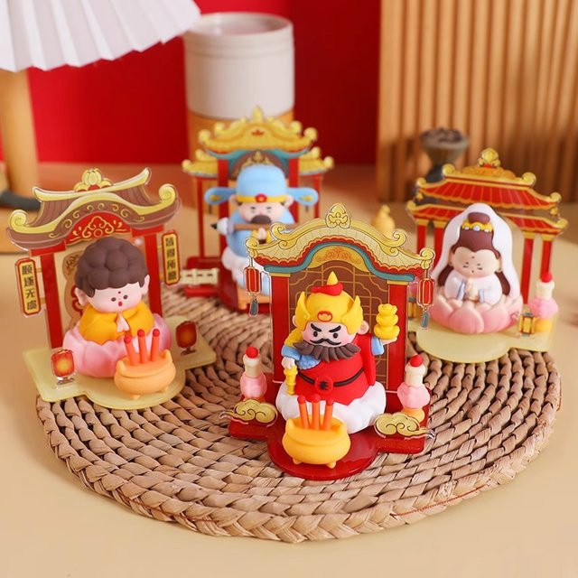 Kreative Buddha Figur als Schreibtisch Organizer und Zen Dekorationsfigur für Büro oder Auto - Bild 1