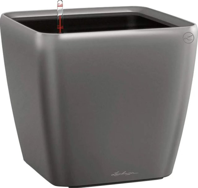 Lechuza Pflanzgefäß Quadro Premium LS Anthrazit metallic B/T/H: 50 x 50 x 47 cm - Bild 1