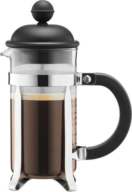 Bodum Caffettiera French Press Kaffeebereiter transparent/silver 0,35 l - Bild 1