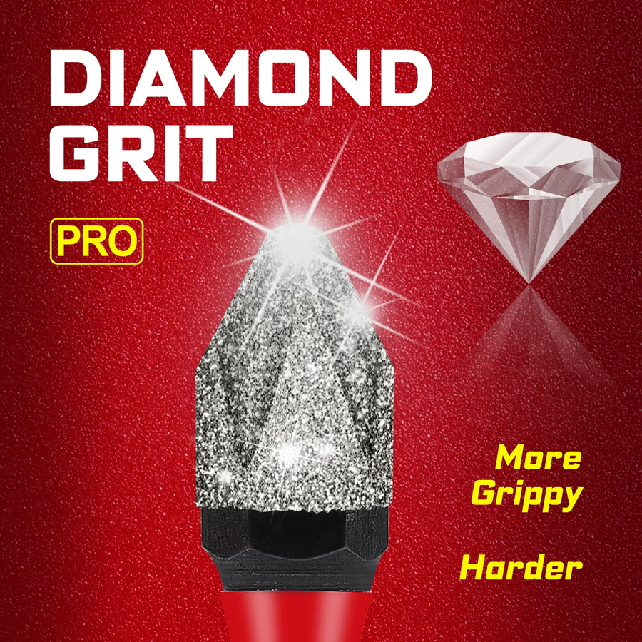 Geinxurn Diamond Coated Schlagschrauber-Bit-Set aus S2-Stahl mit magnetischen PH2-Bits und 2 Zoll Einsätzen in Rohrverpackung - Bild 3
