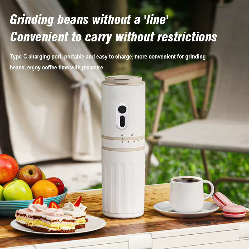 BALASHOV Tragbare Elektrische Kapsel-Kaffeemaschine für Reise und Outdoor in Weiß - Bild 2