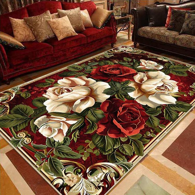 JGJG Wohnzimmer Teppich Modern Geometrisch, Waschbar und Rutschfest, B: 200 cm, T: 230 cm, Multicolour - Bild 1