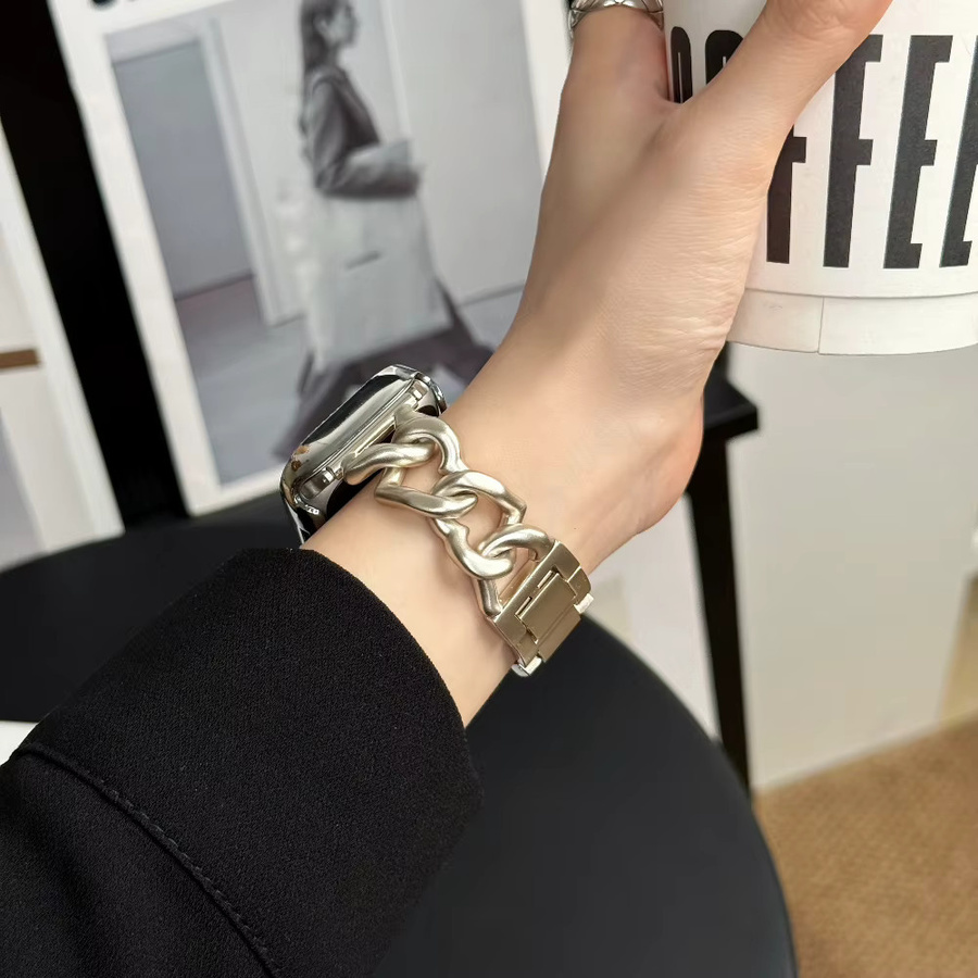 Uhrenarmband Edelstahl, Herzförmig, Silber, Unisex - Bild 3
