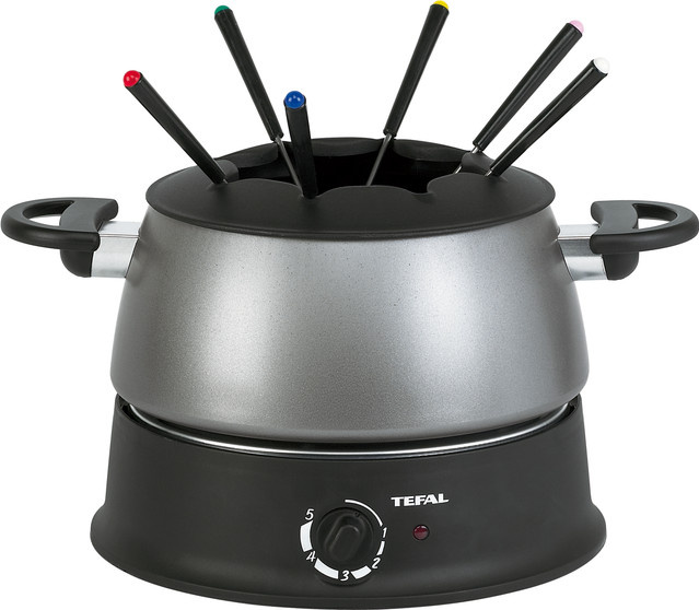 Tefal Fondue Set EF 3000.10 in Silber mit Antihaftbeschichtung aus Aluminium - Bild 1