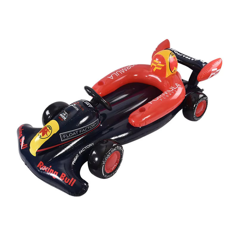 Red Bull aufblasbares Rennwagen-Wasserbett aus PVC für das Schwimmen - Bild 2
