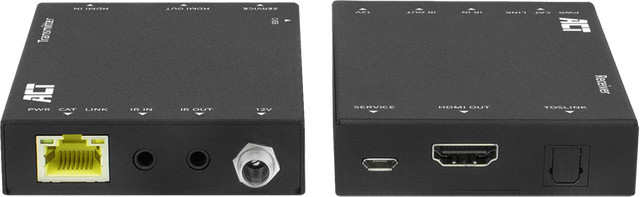 ACT AC7811 4K UHD HDMI Extender Set Schwarz 60 Meter - Bild 1