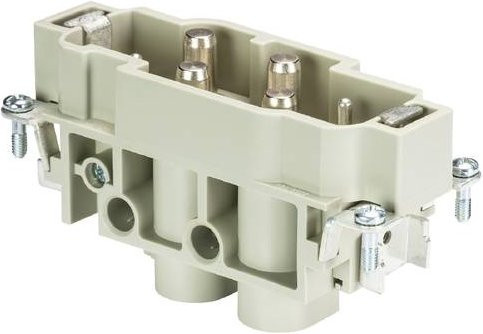 Wieland Electric Steckereinsatz 72.215.0653.0 mit 4 Polen in Grau, 10 Stück - Bild 1