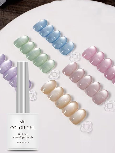 SJP Aurora Cat Eye Magnetischer Gel Nagellack, 15 ml, Schimmernd - Bild 1