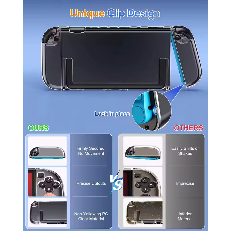 AyeBeau Schutzhülle für Nintendo Switch 2 transparent - Bild 6