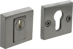 Intersteel Sicherheitsrosette aus Edelstahl in Silber - Bild 1