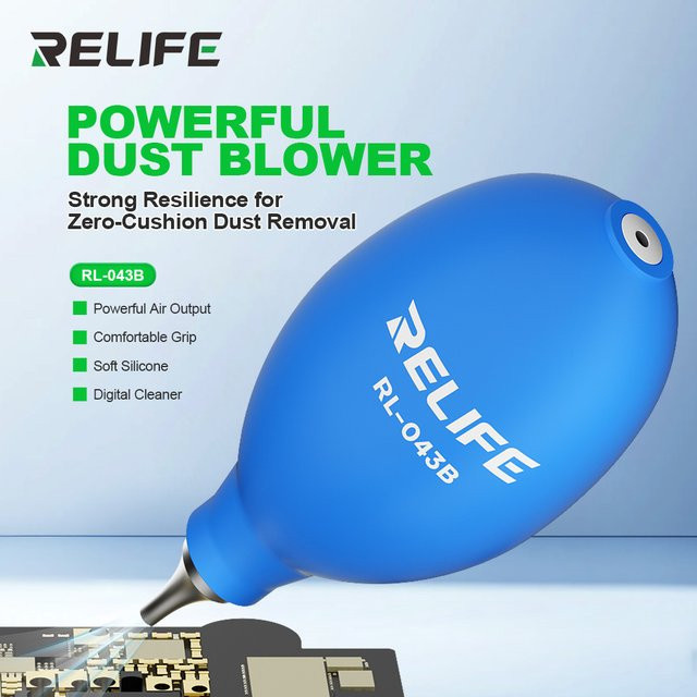 Relife RL-043B Staubgebläse Reinigungsstift in Blau für Telefon, PCB, PC, Tastatur und Kameraobjektiv - Bild 1