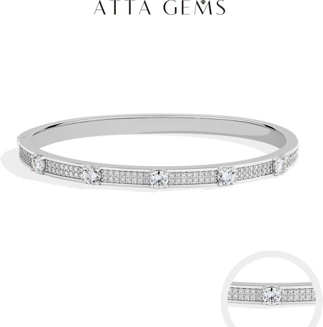 ATTAGEM Armband, 925 Silber, Diamant, Unisex - Bild 1