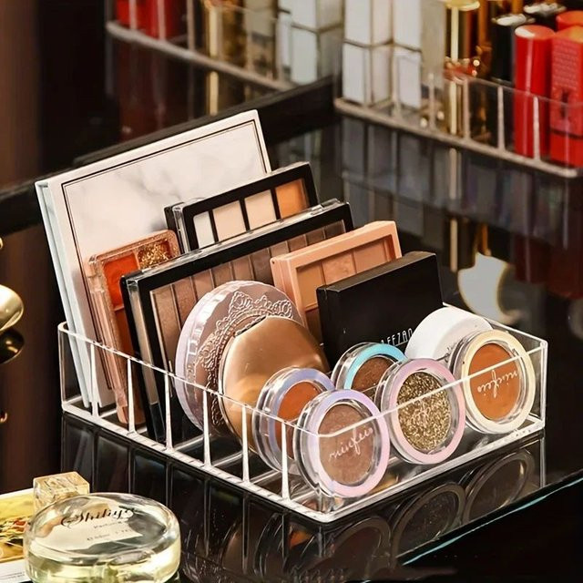 Transparenter Acryl Make-up Organizer für Kosmetik und Schmuck als Desktop-Lagerbox für Lippenstifte - Bild 1