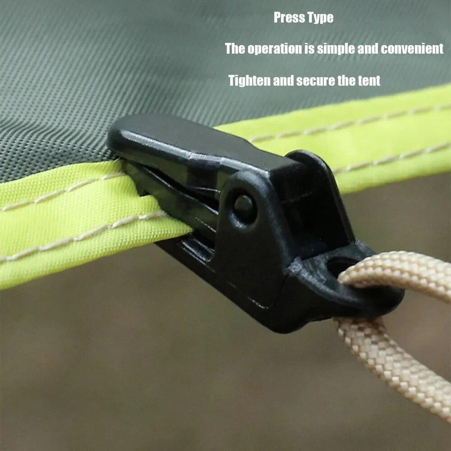 Binchi Outdoor Product Markisenklemme Planenclips in Schwarz für Camping und Zelt - Bild 2