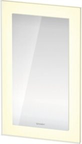 Duravit Lichtspiegel White Tulip Badspiegel mit LED, dimmbar, weiß, B/H/T: 45 x 75 x 5 cm - Bild 1