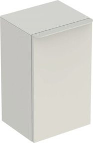 Geberit Smyle Square Seitenschrank mit 1 Tür in Sand Beige Hochglanz, B/T/H: 36 x 60 x 32,6 cm - Bild 1