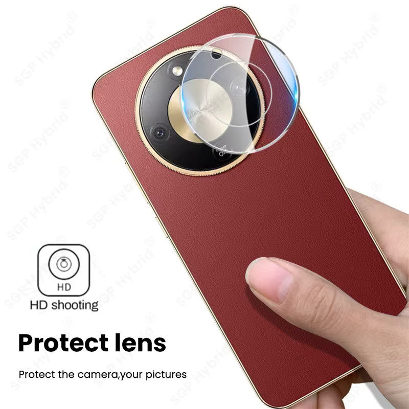 Gebogener 9H Kameraschutz für Honor X9d 5G und Honor Magic8 Lite, Transparentes 3D Objektivglas - Bild 2
