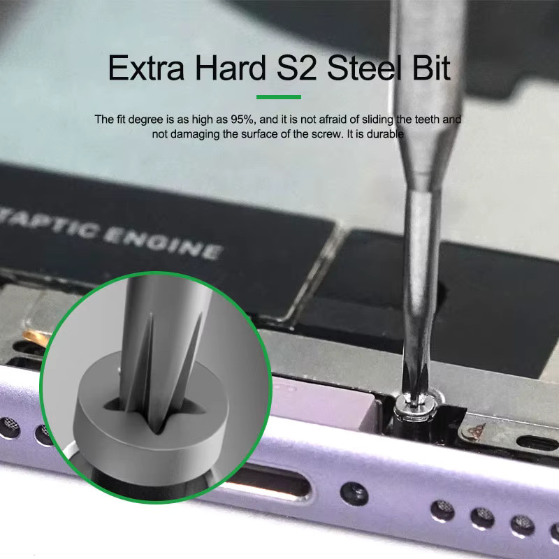 RELIFE RL-728 Schraubendreher aus S2-Stahl mit starker Magnethaftung für die Handy-Reparatur - Bild 3