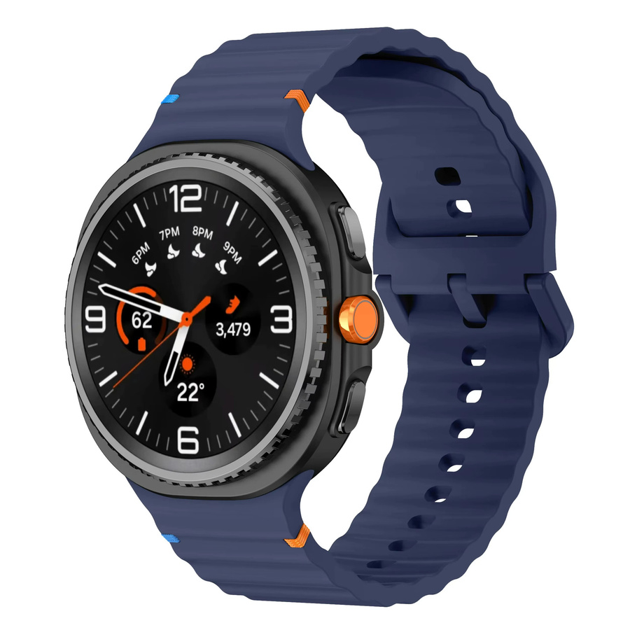 Samsung Uhrenarmband Silikon, Schwarz, Unisex - Bild 4