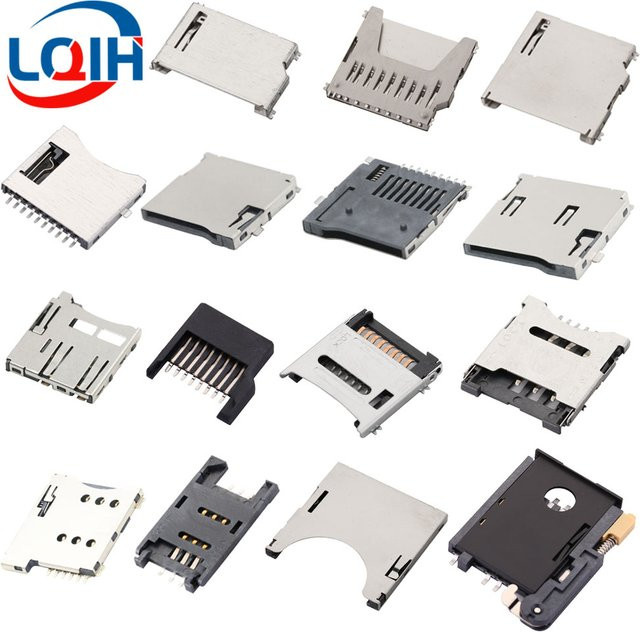 LQIH Speichermodul Kartenhalter für SD, Mini, TF, SIM, Nano und Micro Karten in Silber - Bild 1