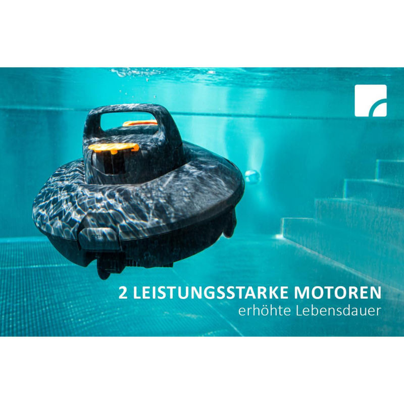 Steinbach Poolrunner ONE RXB 150 Akku-Poolroboter in Grau - Bild 4