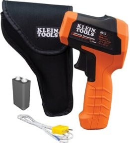 Klein Tools IR Thermometer mit Dual Laser, Messbereich -40 bis 650 °C, 20:1 Optik, Orange - Bild 1
