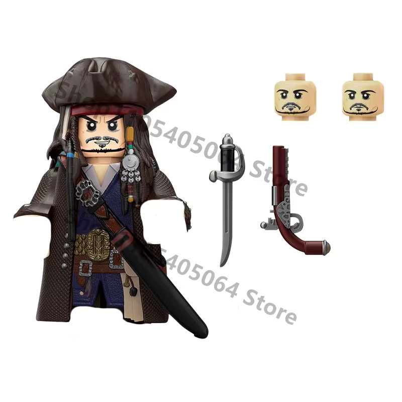 Hasbro MOC Baustein-Minifigur Turban-Pirat, Actionfigur, Einzelfigur - Bild 3