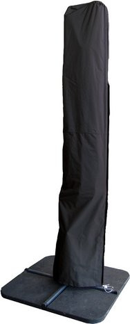 GARDEN IMPRESSIONS Sonnenschirmhülle für Serie Hawaii, Schwarz, Polyester, Durchmesser: 260 cm - Bild 1