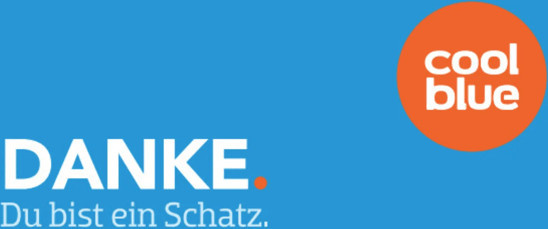Coolblue Geschenkgutschein Danke im Wert von 50 Euro in Blau - Bild 1