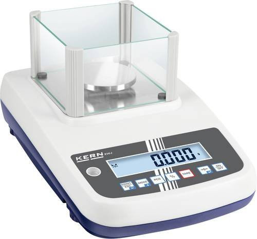 Kern EWJ 300-3 Präzisionswaage mit 300g Wägebereich und 0,001g Ablesbarkeit in Weiß und Mehrfarbig - Bild 1