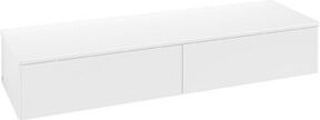 Villeroy & Boch Sideboard Antao ohne Frontstruktur in Weiß lackiert, B: 160 cm, H: 26,8 cm, T: 50 cm - Bild 1