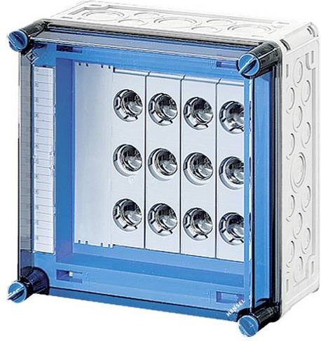 Hensel Sicherungshalter 25A in Weiß aus Kunststoff zur Wandmontage - Bild 1