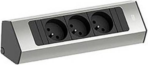 Bachmann 932.001 Steckdosenleiste in Schwarz und Silber - Bild 1