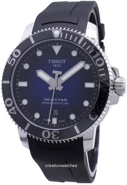 Tissot Seastar 1000 Automatik, Edelstahl, Blau, 43 mm, Herren - Bild 1