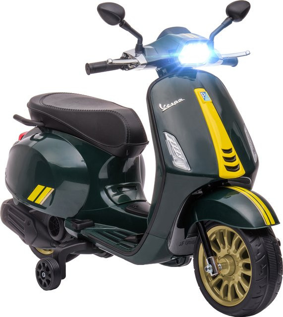 AIYAPLAY Kinder Elektro-Motorrad 6V, Dunkelgrün, ab 3 Jahre - Bild 1
