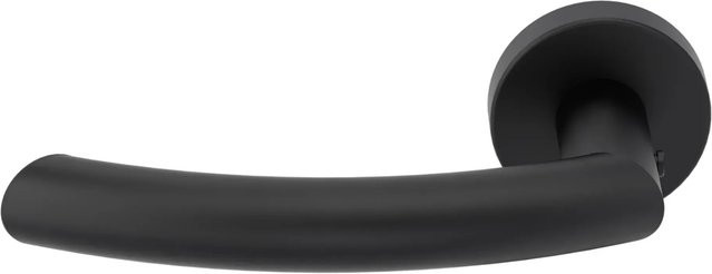 Novadoors Türgriffgarnitur Nova Amico Smart2Lock Links in Schwarz Matt - Bild 1