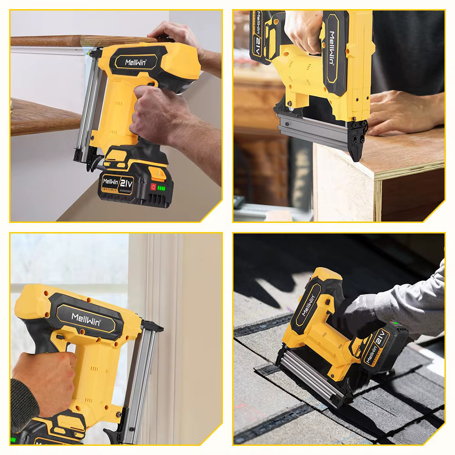 MELLWIN Drahtlose elektrische Nagelpistole F30 mit 2 Modi für Makita 18V Akku zur Holzbearbeitung und zum Framing - Bild 2