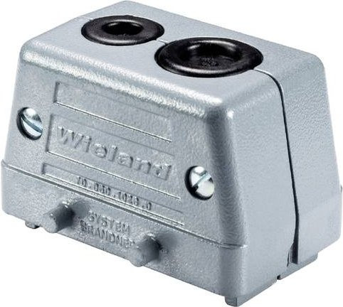 Wieland Electric 70.060.1028.0 Datenkabeleinführung in Silber, 10 Stück - Bild 1