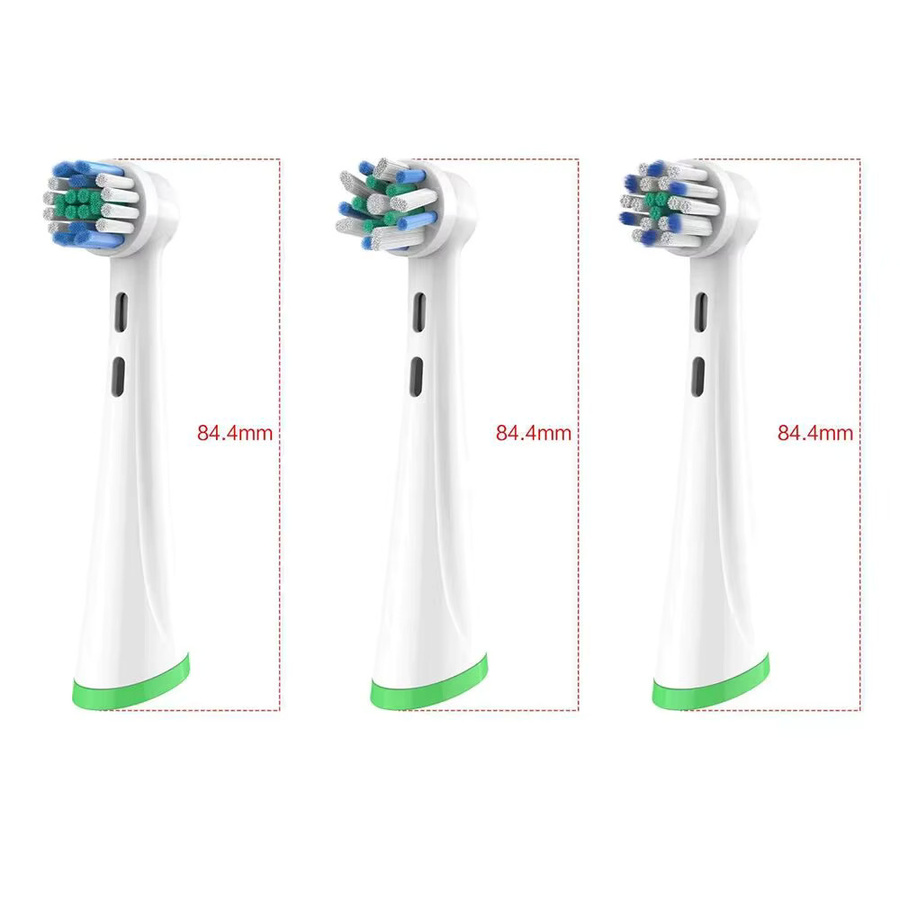 Oral B Ersatzbürsten-Set mit 1 Bürstenhalter und 2 Ersatzbürstenköpfen in Weiß für io Serie - Bild 3