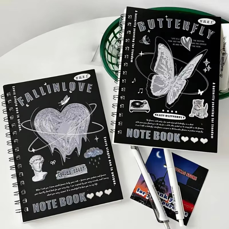 Pelsone Notizbuch A5 mit Softcover und linierten Seiten, 50 Blatt, Mehrfarbig - Bild 2