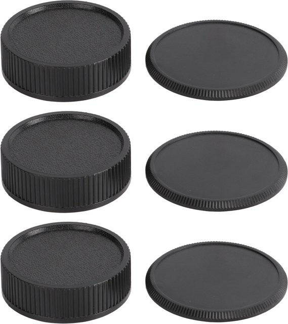 Andoer M39 Objektivdeckel Set vorne und hinten in Schwarz - Bild 1